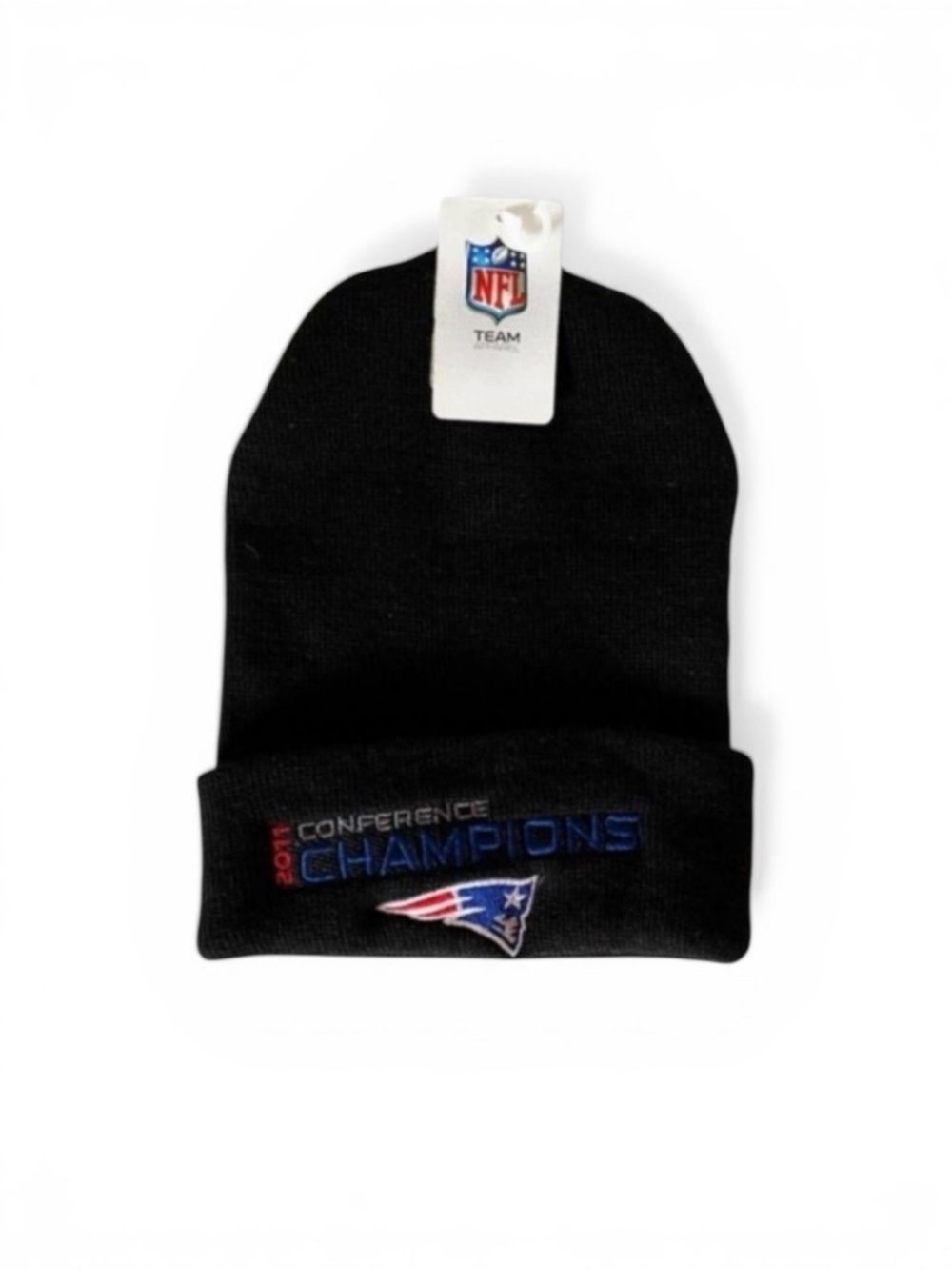 New England Patriots 2011 AFC Champs Beanie • Navy • Retired Design • NWT - Picture 5 of 9